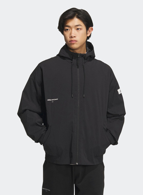 Adidas阿迪达斯男子运动训练休闲连帽防风夹克外套 IP4980 IP4981