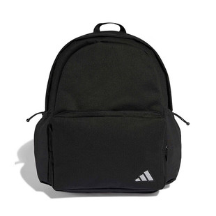 adidas阿迪达斯黑色学生书包简约百搭2026春中性双肩背包 KA6766