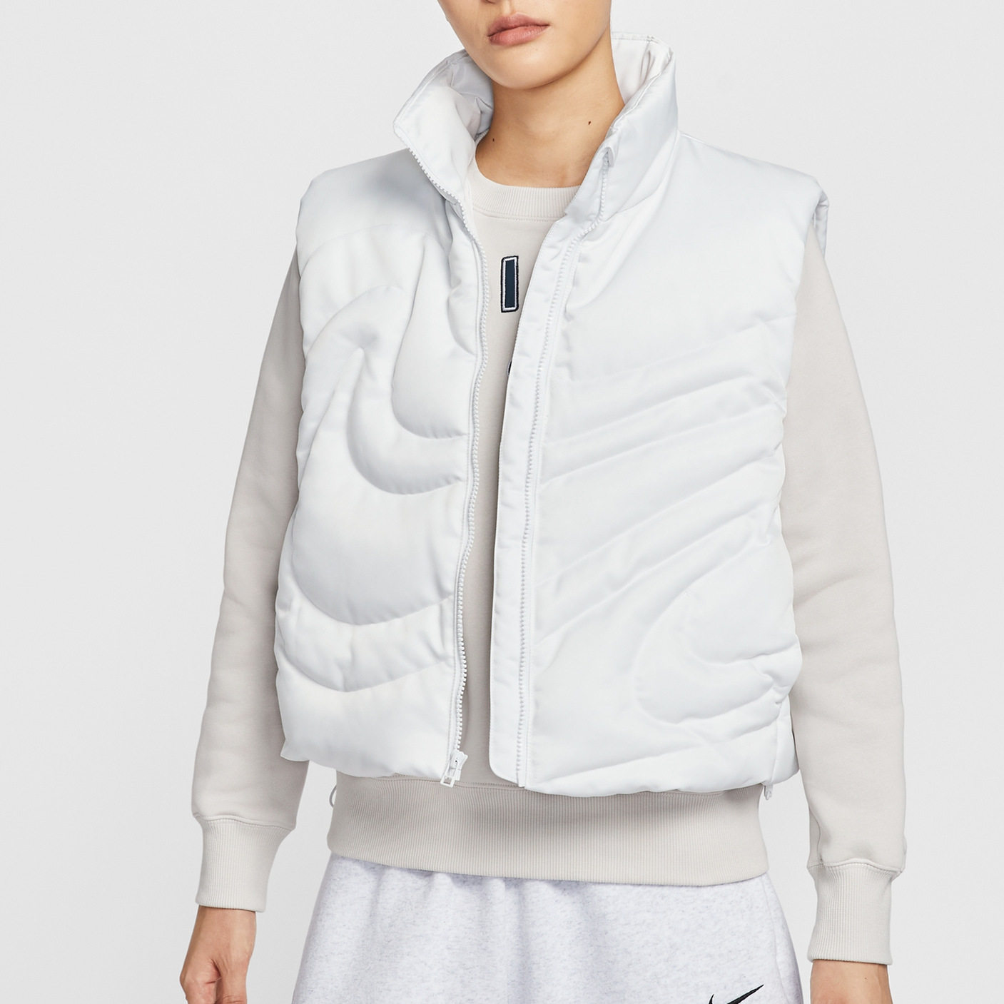 NIKE耐克25新款女子时尚蓬松保暖背心运动立领休闲羽绒马甲IH8008,运动服/休闲服装,羽绒马甲,淘宝优惠券,粉丝福利购,淘宝优惠卷