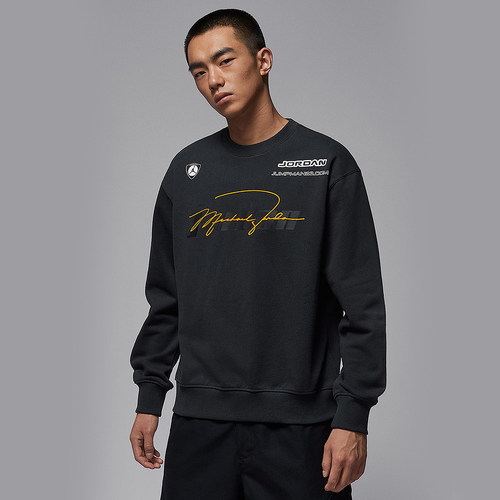 耐克男子薄绒套头衫针织圆领卫衣