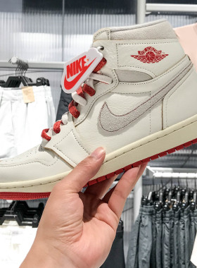 Nike耐克运动鞋春秋季Air Jordan 1女子健身训练高帮篮球鞋DB4612