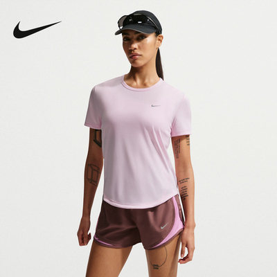 耐克女子速干透气跑步短袖T恤