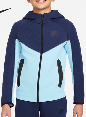 25新款Nike耐克运动外套大童保暖舒适百搭休闲夹克连帽衫FD3285