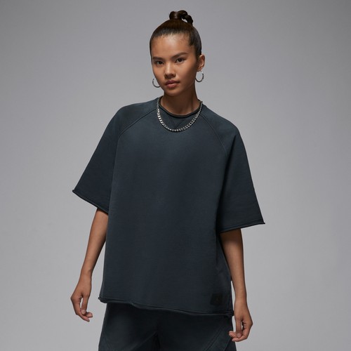 JORDAN耐克女超宽松短袖毛圈T恤