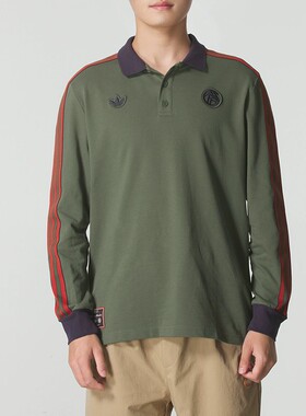 25新款阿迪达斯三叶草男子卫衣套头衫POLO衫长袖T恤JN0253/JN3065