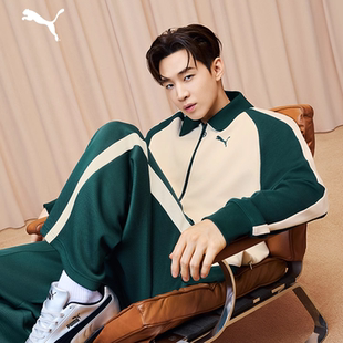HENRY刘宪华同款PUMA彪马夹克外套男女T7复古舒适运动休闲634029