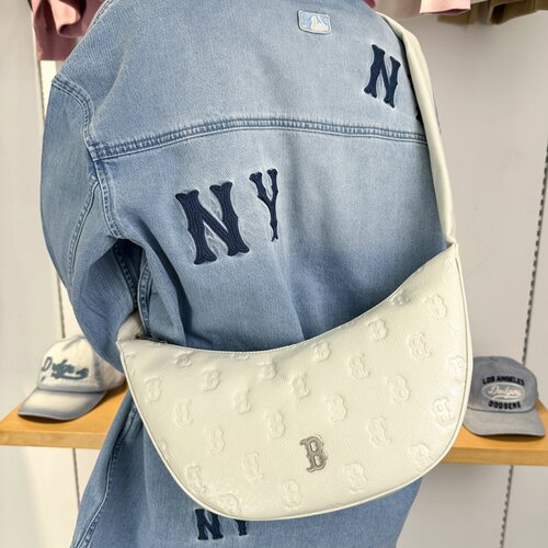 MLB腋下包男女NY老花运动手提包