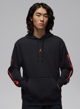 26春季新款JORDAN耐克乔丹DRI-FIT男子连帽衫健身套头卫衣IF0852