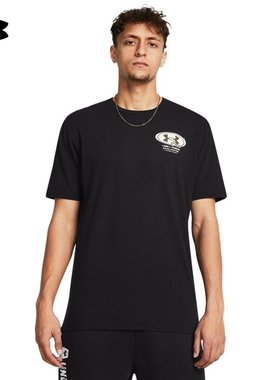 安德玛UA24夏季新款 Grounds男子圆领训练运动短袖T恤1387718