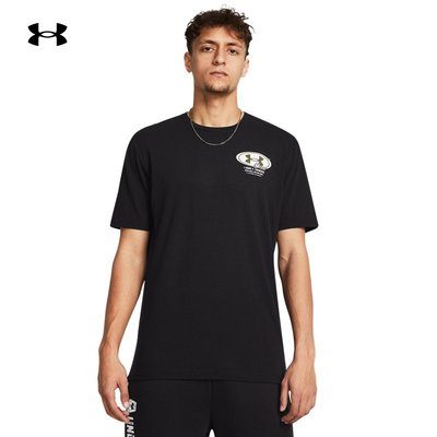安德玛UA男子训练运动短袖T恤