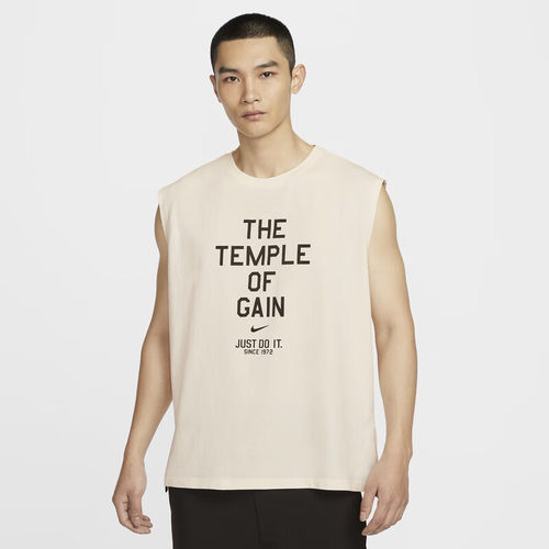 NIKE耐克男子无袖纯棉T恤