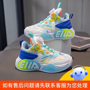 乔丹官方旗舰店男童篮球鞋儿童防滑旋转纽扣运动鞋女童球鞋跑步鞋