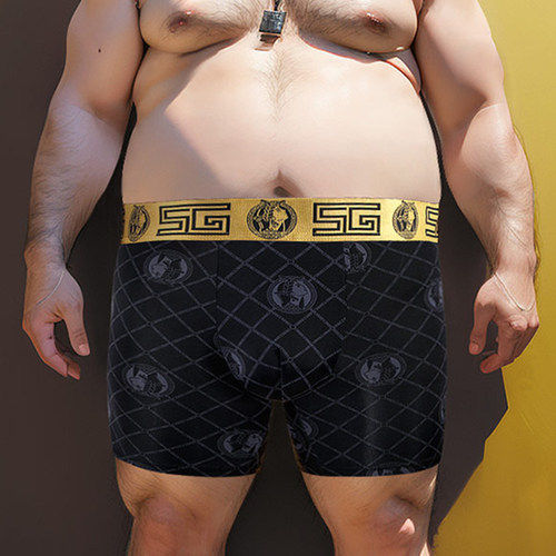 300斤加大码冰丝防磨腿男士内裤