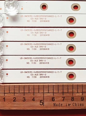 适用飞利浦55PUS7504 55PUS7304/12灯条LB-GM3030-GJ0D22555X10AN