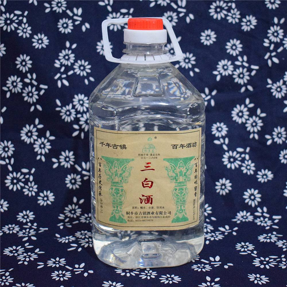 乌镇特产三白酒 陶复昌3000ml 55度十年陈三白酒高度酒 包邮