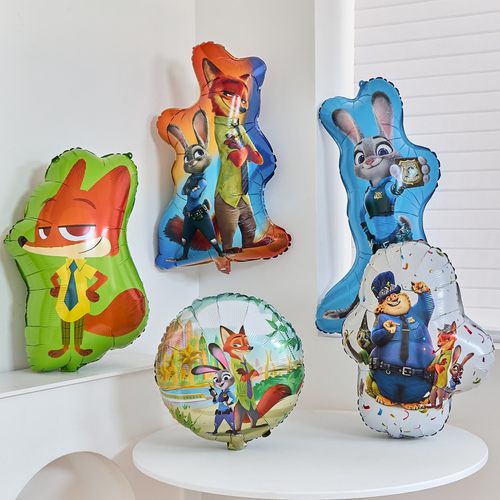 疯狂动物城铝膜气球主题