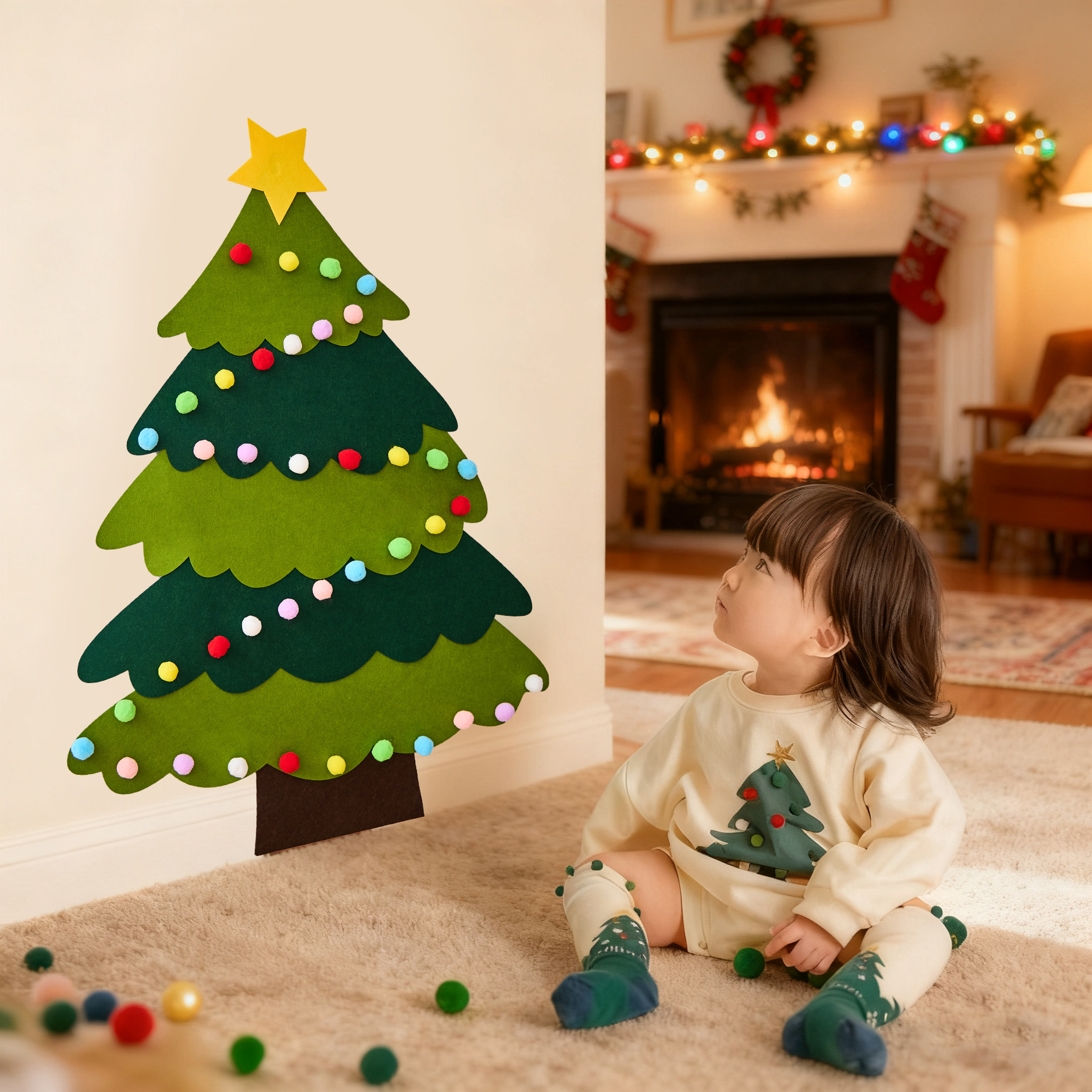 圣诞节装饰场景布置商场橱窗