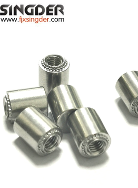 304不锈钢直杆无头防水螺母柱 BSS-/M3/M4/M5/M6  盲孔密封螺母柱