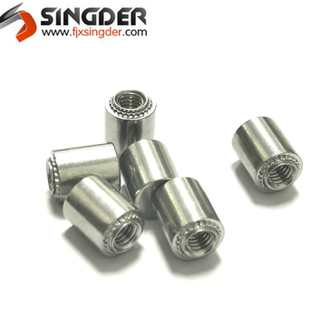 304不锈钢直杆无头防水螺母柱 BSS-/M3/M4/M5/M6  盲孔密封螺母柱