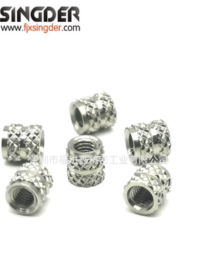 不锈钢 滚花螺母ITC-M3/M4/M5/M6/440/632/832 注塑热熔螺母