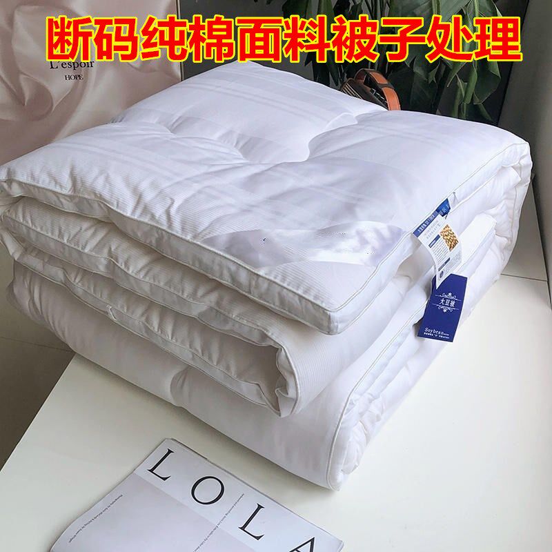 A类纯棉全棉面料大豆蛋白纤维被子被芯春秋冬加厚保暖双人1.5/2米使用感如何?