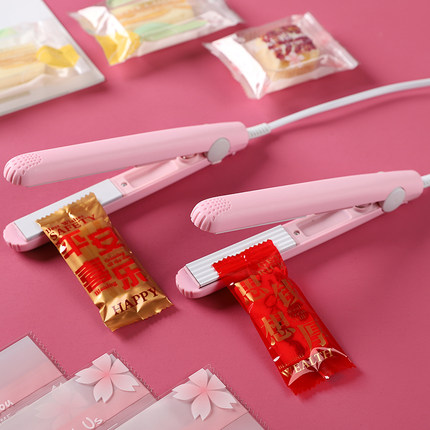 封口机小型家用迷你零食密封塑料雪花酥阿胶糕饼干便携包装袋热封