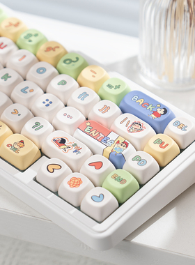 狼蛛F65三模无线蓝牙ipad机械键盘gasket结构麻将音办公游戏RGB