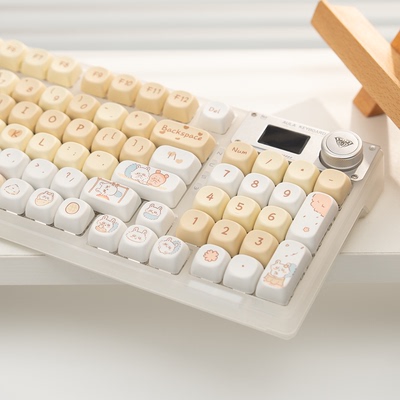 moa莫莫咖键帽pbt热升华适配狼蛛前行者迈从g98 k99