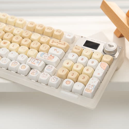 moa莫莫咖键帽pbt热升华适配狼蛛前行者迈从g98 k99