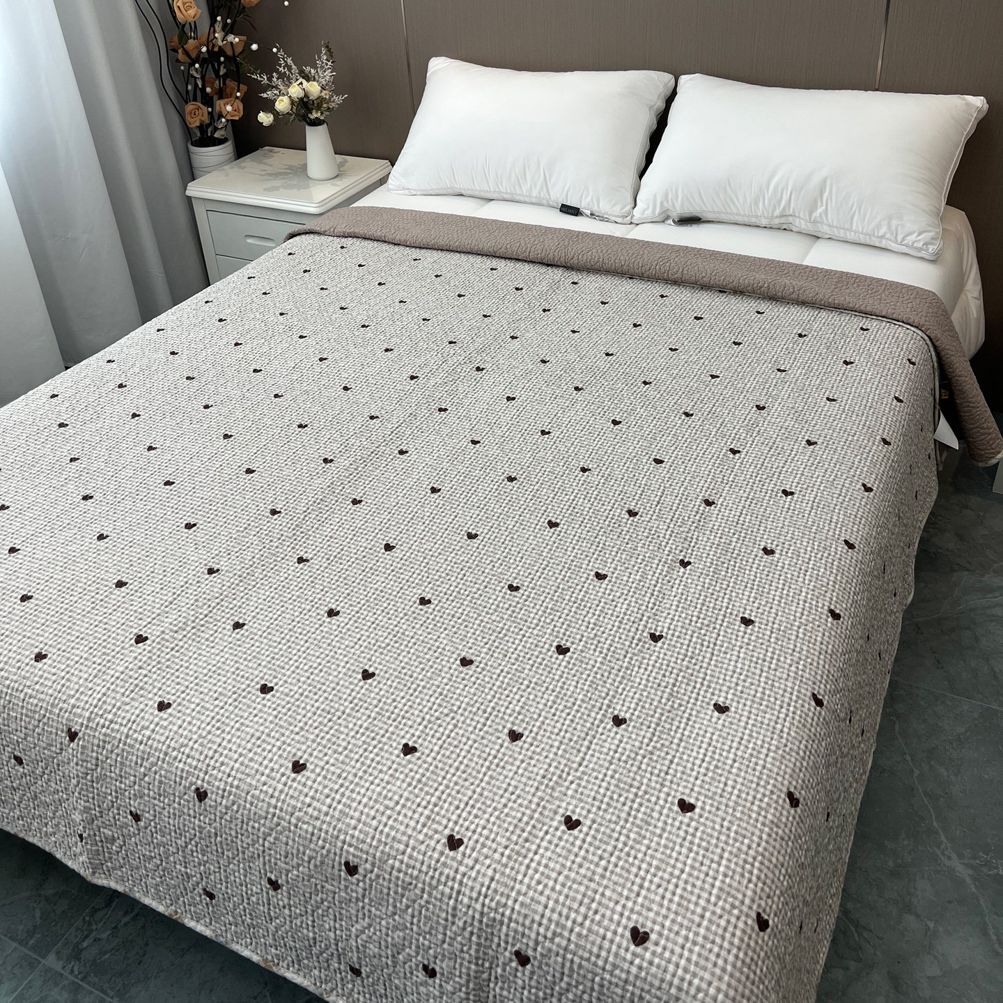 双面纯棉床盖2025新款春秋四季通用衍缝榻榻米床单单件踏踏米夹棉,床上用品,床盖,淘宝优惠券,粉丝福利购,淘宝优惠卷