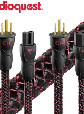 美国Audioquest线圣AQ NRG Z2/Z3HiFi音响CD机功放电源线正品行货