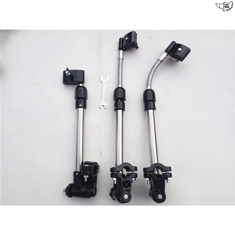 多功能自行车撑电车伞杆架支架不锈钢遮阳可折叠雨伞伞架加厚