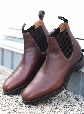 Loake 1880 Chatsworth_G 英国名鞋 男士手工固特异切尔西靴 4色