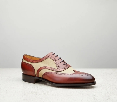 固特异英国休闲风正装手工皮鞋