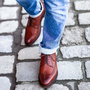 LOAKE 1880 Birkdale _F 英国名鞋 男士手工固特异布洛克皮鞋 2色