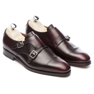 Meermin 101541_E 西班牙名品 男士固特异手工皮鞋百搭双扣孟克鞋