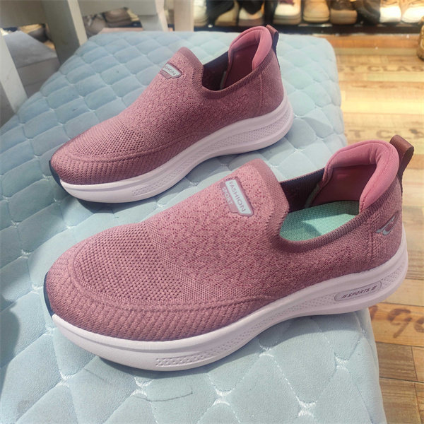 实体店女鞋2025春秋飞织轻便健步鞋女妈妈鞋运动鞋鞋艾雨意3608