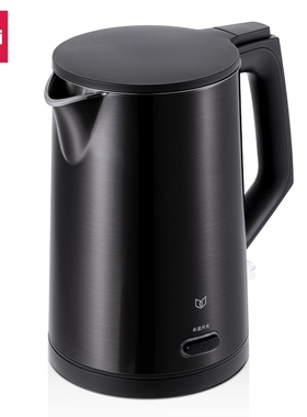 0767ES保温电热水壶1.7L灰色大容量不锈钢烧水壶简约办