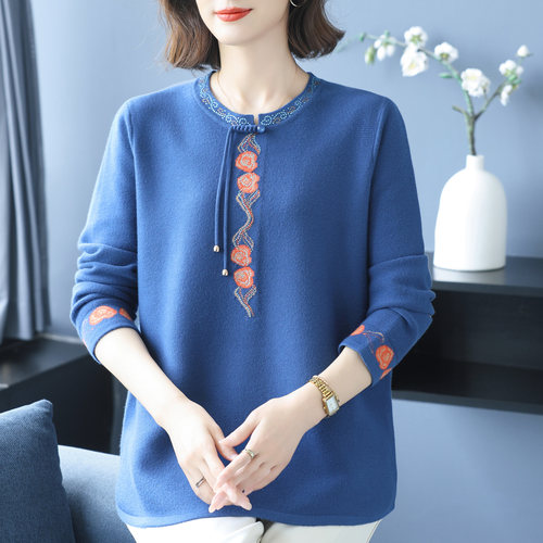 软糯亲肤宽松遮肚羊绒衫送运费险