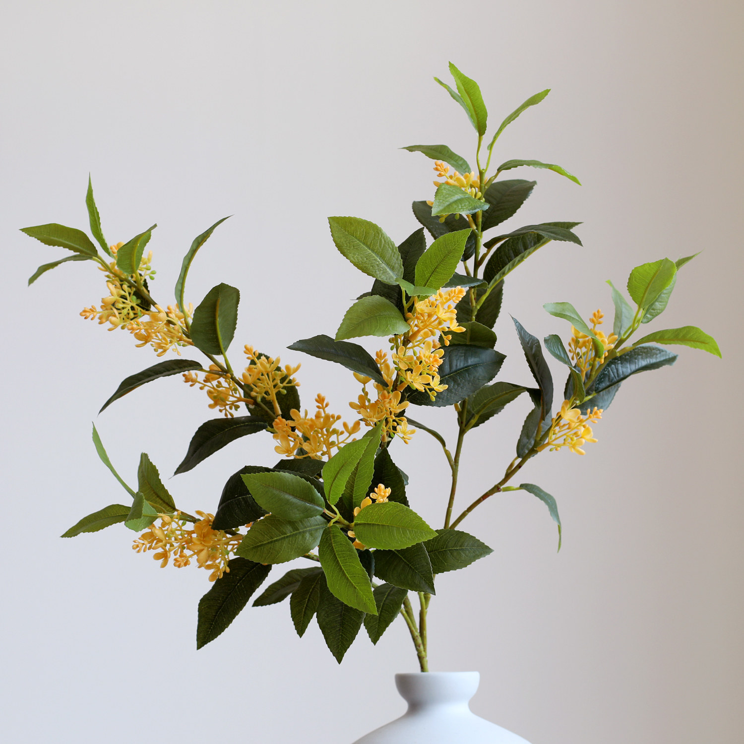 桂花枝绿植仿真花高级感逼真假花花束摆件客厅插花花艺装饰花摆设图片