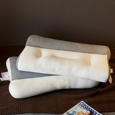 新品反牵引大豆护颈椎枕 纤维软枕立体枕蓬松柔软 高枕低枕 枕芯