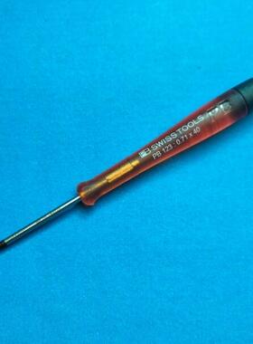 进口瑞士PB工具 0.71mm精密电子内六角螺丝刀起子 PB 123.0.71-40