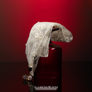 绫天生丝滑【幻】情调眼罩蕾丝网红性感面纱蒙眼氛围感丝带发带潮