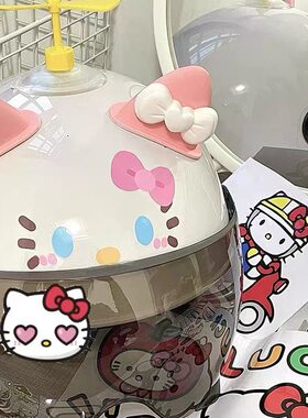 hellokitty头盔女电动车可爱学生帽女孩3c认证四季通夏天防晒
