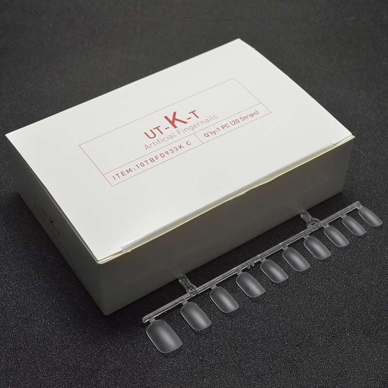 伊莱儿进口超薄呼吸磨砂自然甲片