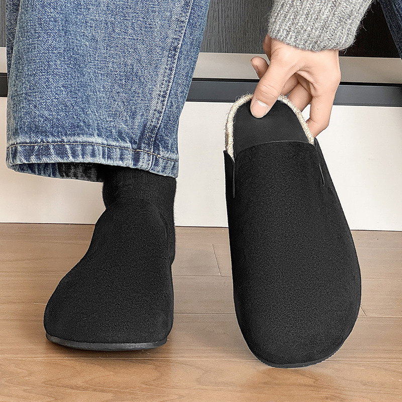 2026夏季新款勃肯鞋男女透气包头半拖鞋一脚蹬老钱风休闲穆勒鞋潮