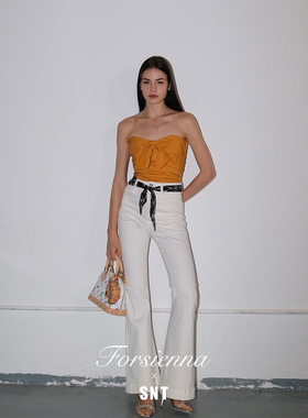 SNT【芒果派】甜度满分的夏日芒果黄微弹亚麻胸衣