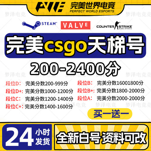 完美CSGO新手老兵号低分d段炸鱼
