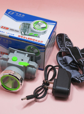 唯斯美头灯5960强光充电防水LED锂电池5961调光夜骑夜钓户外工