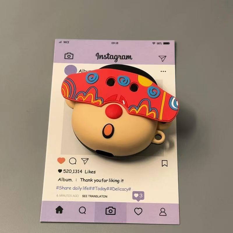 趣味啊祖华强北七代Air7/Air6/Air4六代五代新款Air Pro7适用苹果蓝牙AirPods4代Pro2耳机保护套3代壳